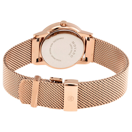 Movado 0607352 นาฬิกาผู้หญิง Museum Rose gold Quartz Women's Watch