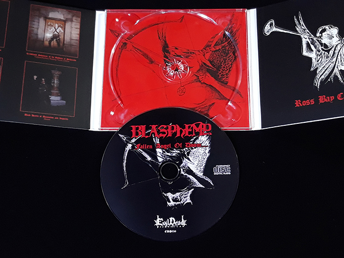 BLASPHEMY 'Fallen Angel Of Doom' DIGI CD (Evil Dead Prods.'s press)