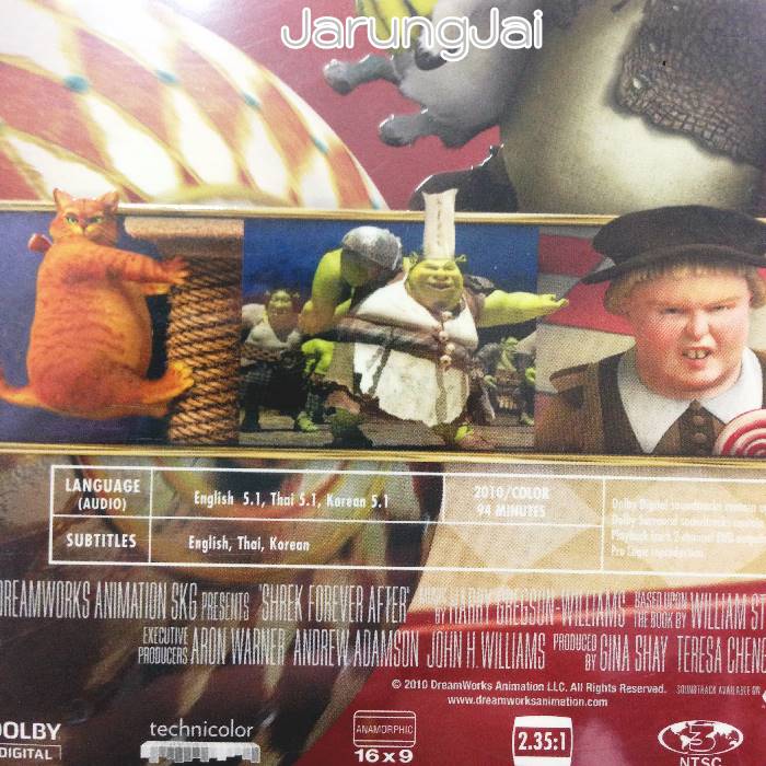 DVD Shrek ภาค 4 เชร็ค Forever after the final chapter thai/eng