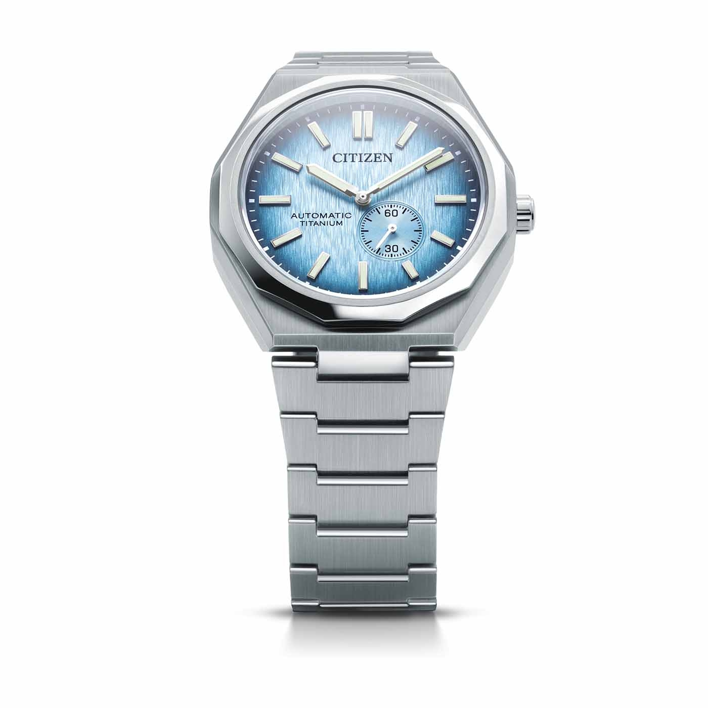 Citizen NK5020-58L นาฬิกาผู้ชาย Automatic Super-Titanium Zenshin Men's Watch