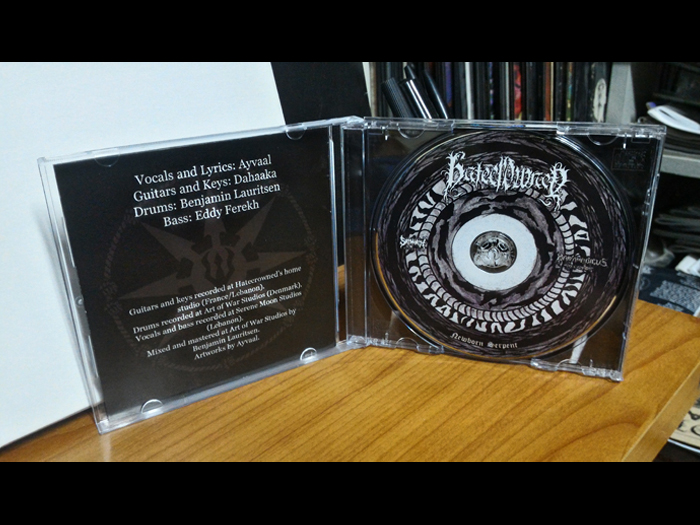HATECROWNED'Newborn Serpent' CD