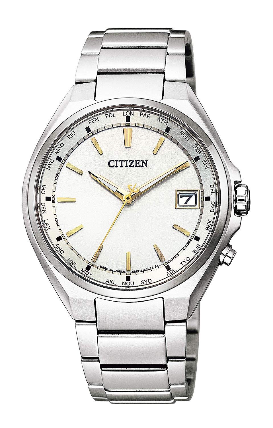 Citizen CB1120-50P นาฬิกาผู้ชาย Attesa Eco-Drive Titanium Men's Watch