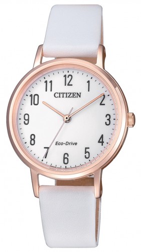 Citizen EM0579-14A นาฬิกาผู้หญิง Eco-Drive 50m Women's Watch