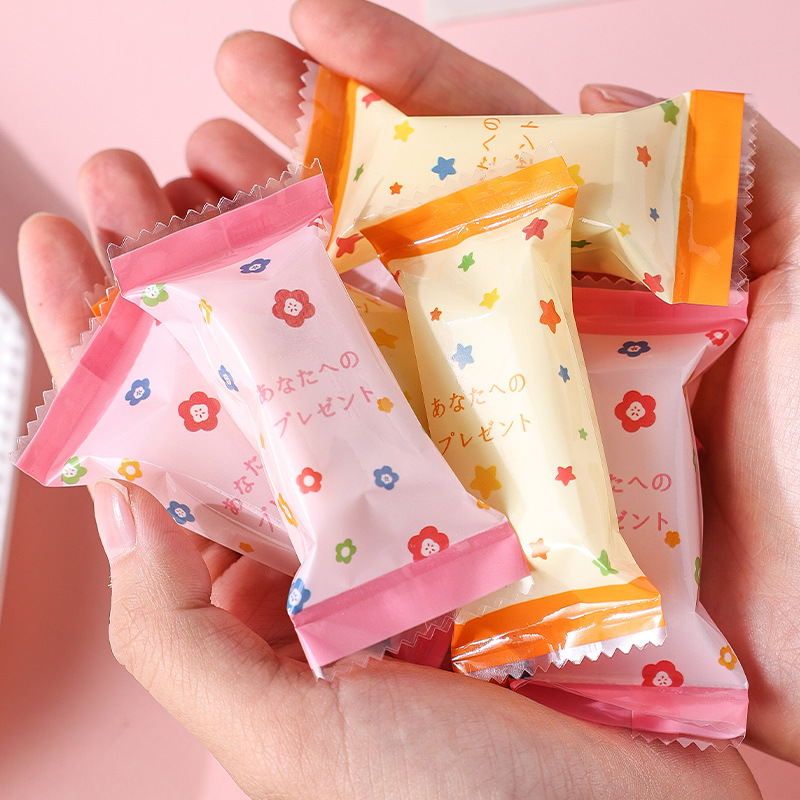 ถุงซีล ใส่ลูกอม ขนม ขนาด 4x9-9.5 ซม.จำนวน 95-100 ใบ/แพ็ค ชุดที่ 4/4