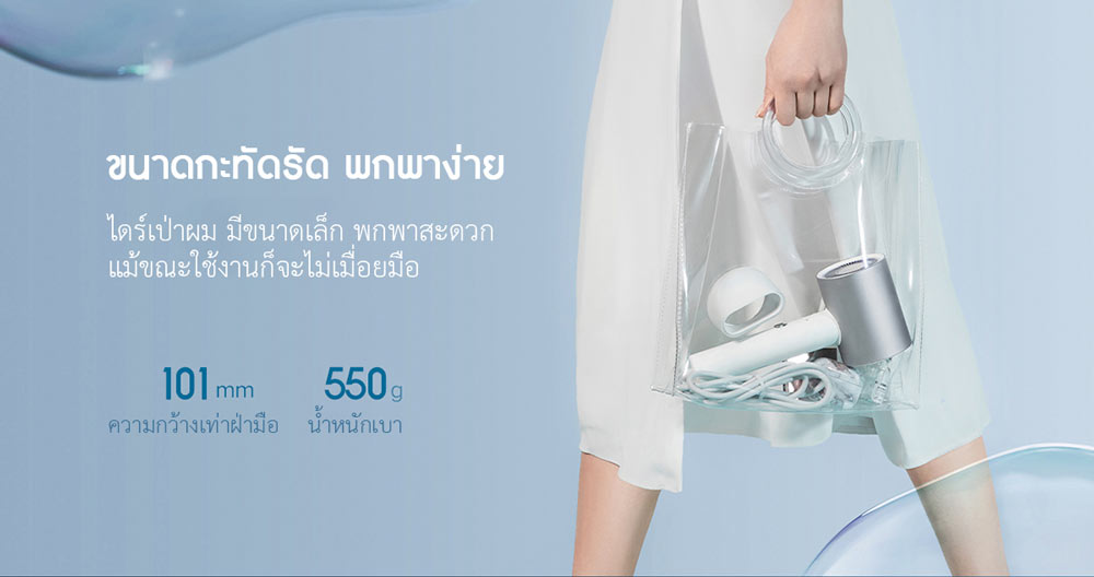 Xiaomi Water Ion Hair Dryer H500 - ไดร์เป่าผมน้ำไอออนรุ่น H500