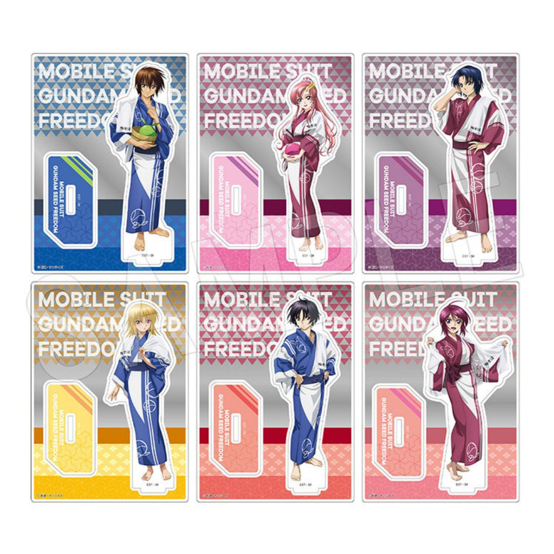 [PRE-ORDER] MOBILE SUIT GUNDAM SEED FREEDOM Acrylic Stand 6 pcs มินิอะคริลิคสแตนด์ ครบเซ็ท 6 อัน Size : 10 x 14 cm นำเข้าจากญี่ปุ่น 機動戦士ガンダムSEED FREEDOM アクリルスタンド