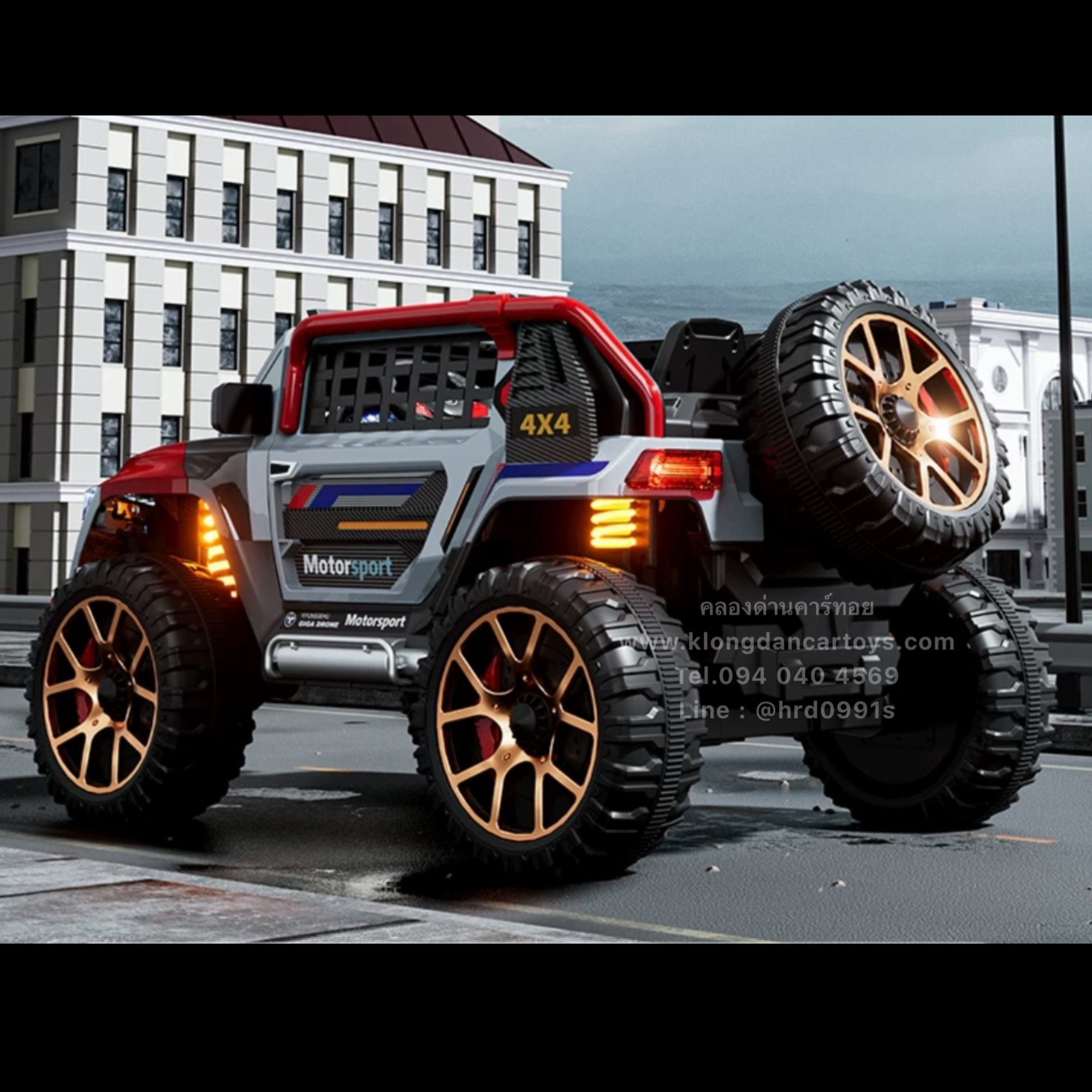 รถเด็กแบตเตอรี่BMW4×4ปี2024*คันใหญ่มากโครงเหล็กรับหนา* (ออกตัวสมูท, 4มอเตอร์แบต12v10a, มีโช้คหน้าหลัง, โยกได้, บูลทูธกับมือถือ เล่นusb aux, รีโมทบูลทูธ) มีล้อสำรอง