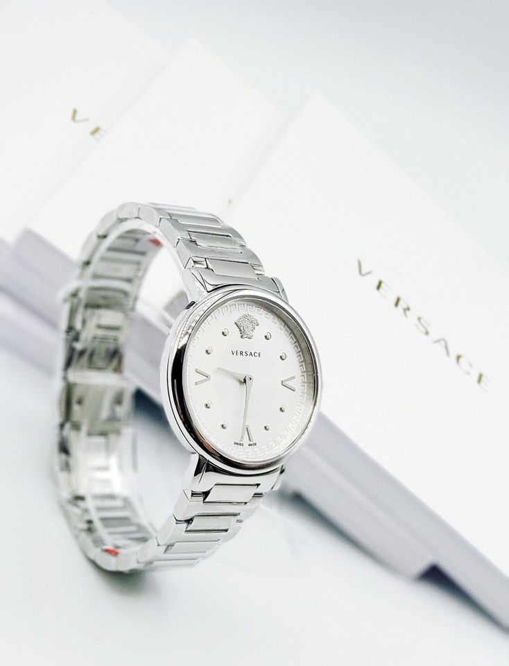 Versace VEVD00419 นาฬิกาผู้หญิง Pop Chic Quartz Swiss Made Women's Watch