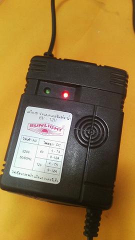 เครื่องชาร์จแบต C612 น้ำ แห้ง 6V 12V ใช้ได้ถึง 21AH