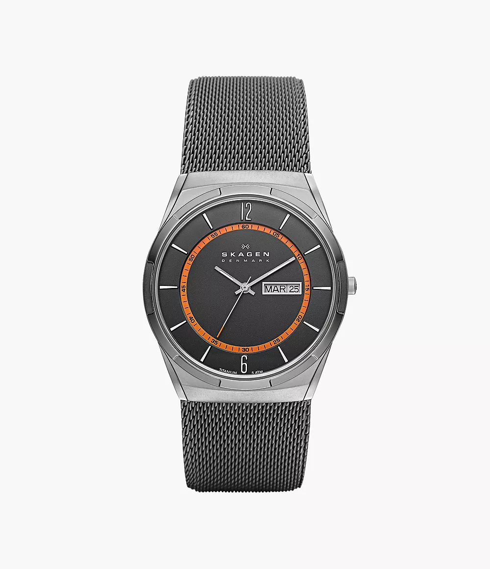 Skagen SKW6007 นาฬิกาผู้ชาย Skagen รุ่น SKW6007, Melbye Titanium Mesh Men's Watch