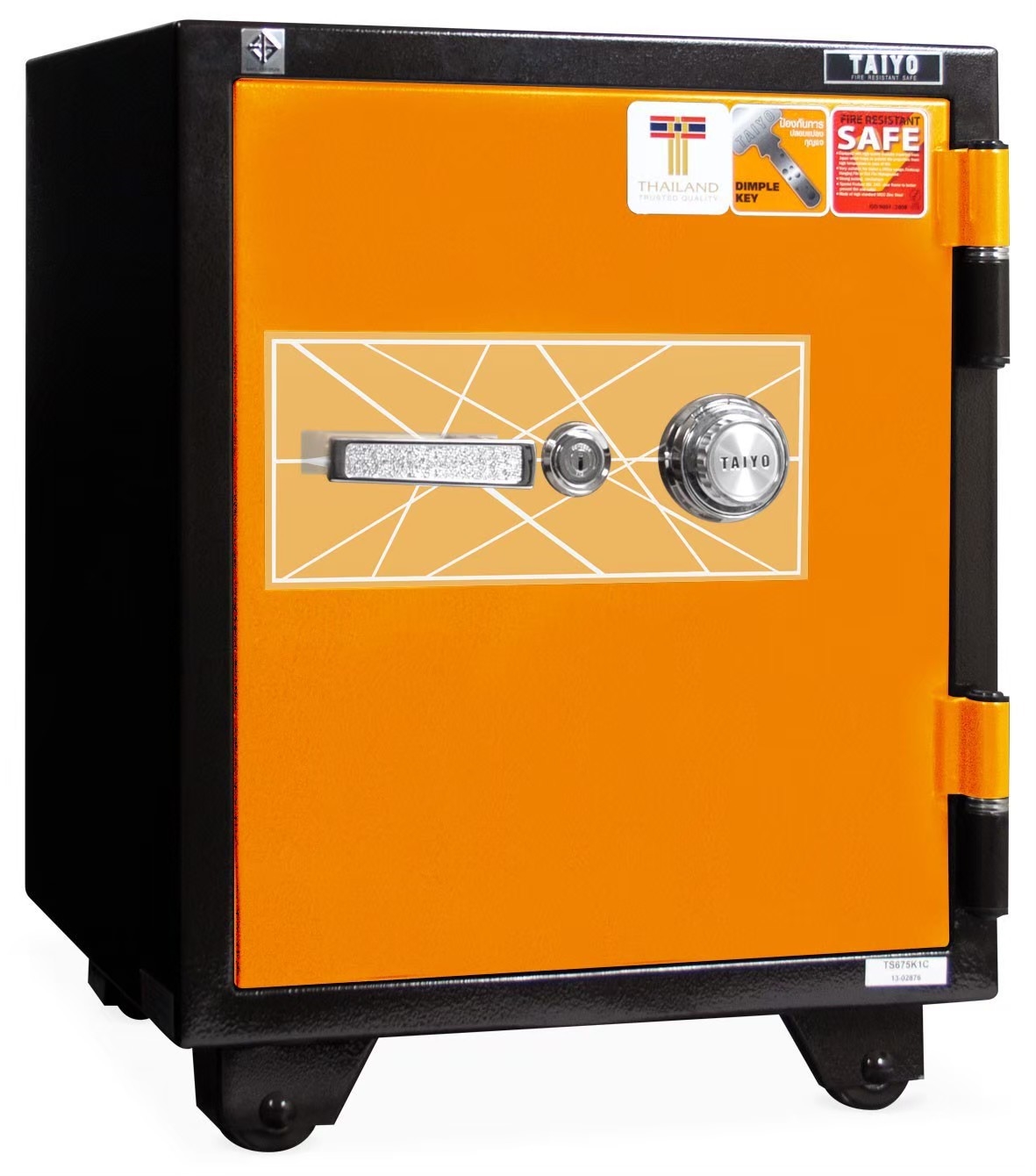 ตู้เซฟนิรภัย รุ่นพิเศษหน้ากากสี TAIYO TS-675 K1C 110Kg