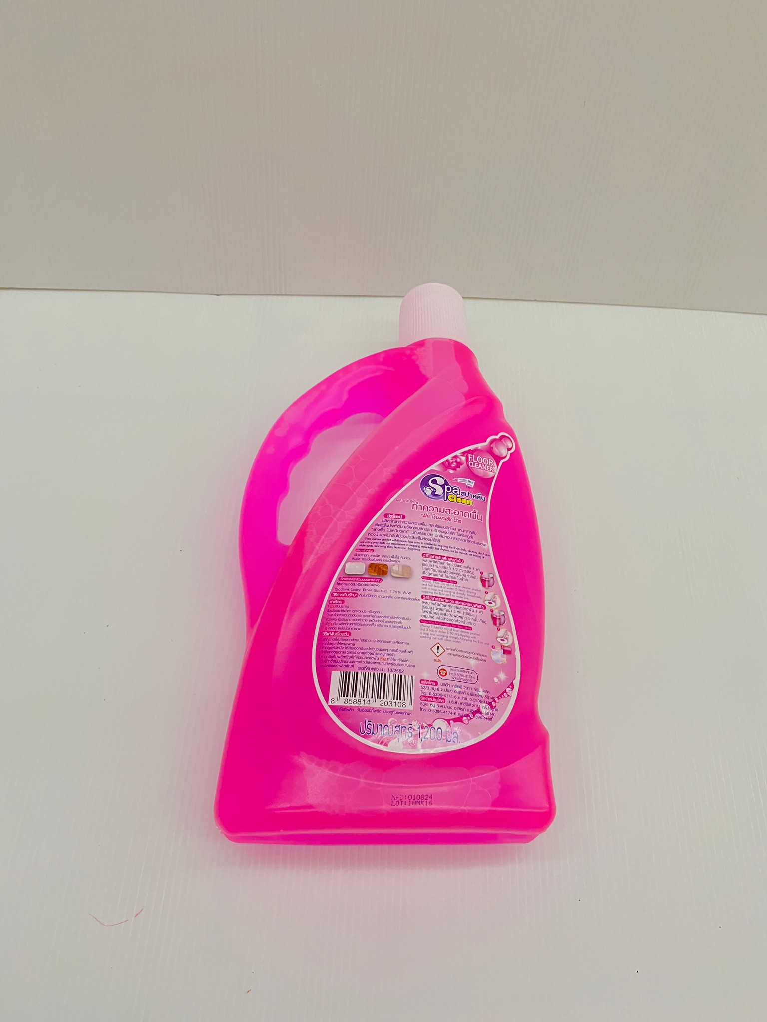 SPA CLEAN น้ำยาถูพื้น สปาคลีน ขนาด 1,200 มล. สีชมพู กลิ่นโรแมนติกโรส
