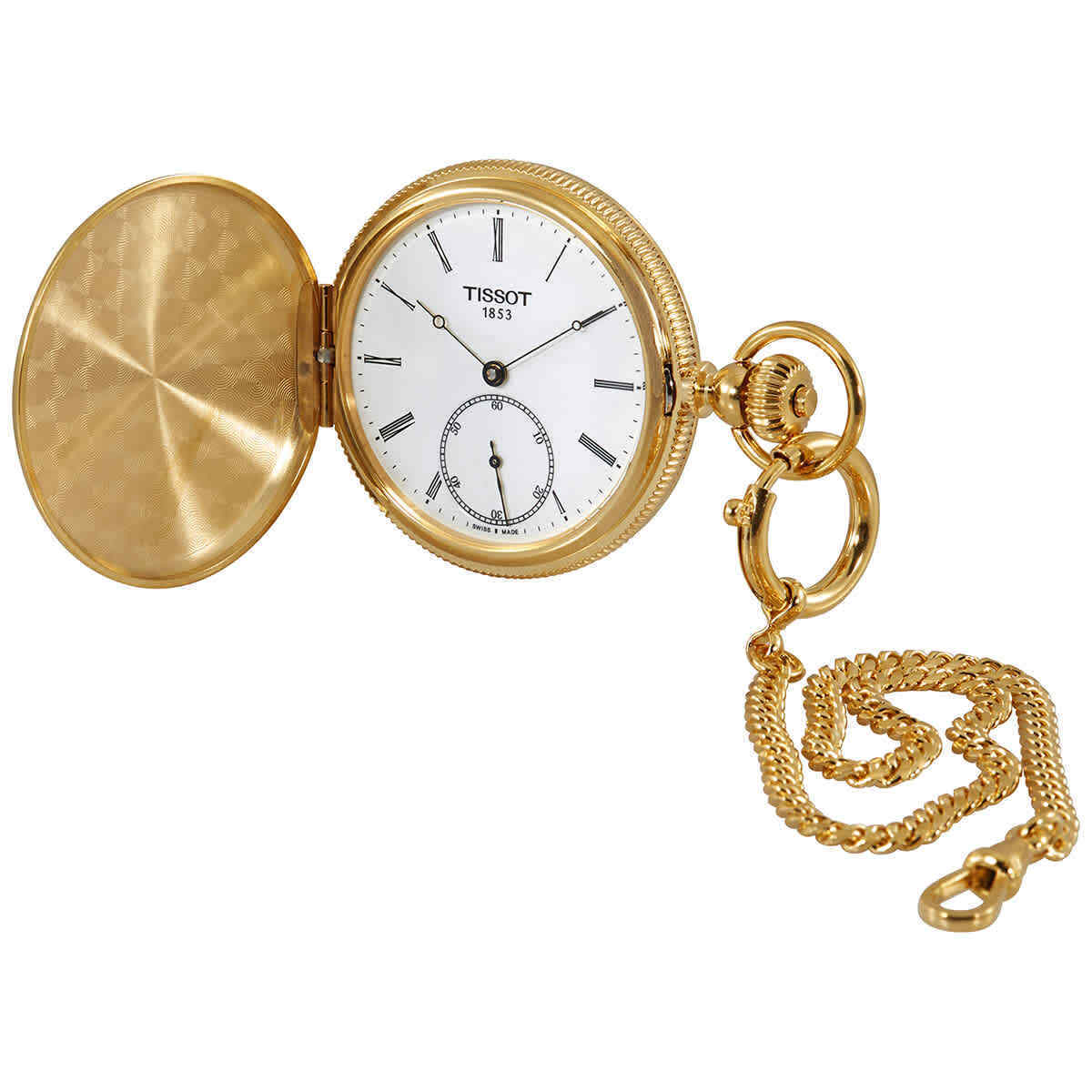 Tissot T867.405.39.013.00 นาฬิกาพก Savonnette Hand Wind Pocket Watch