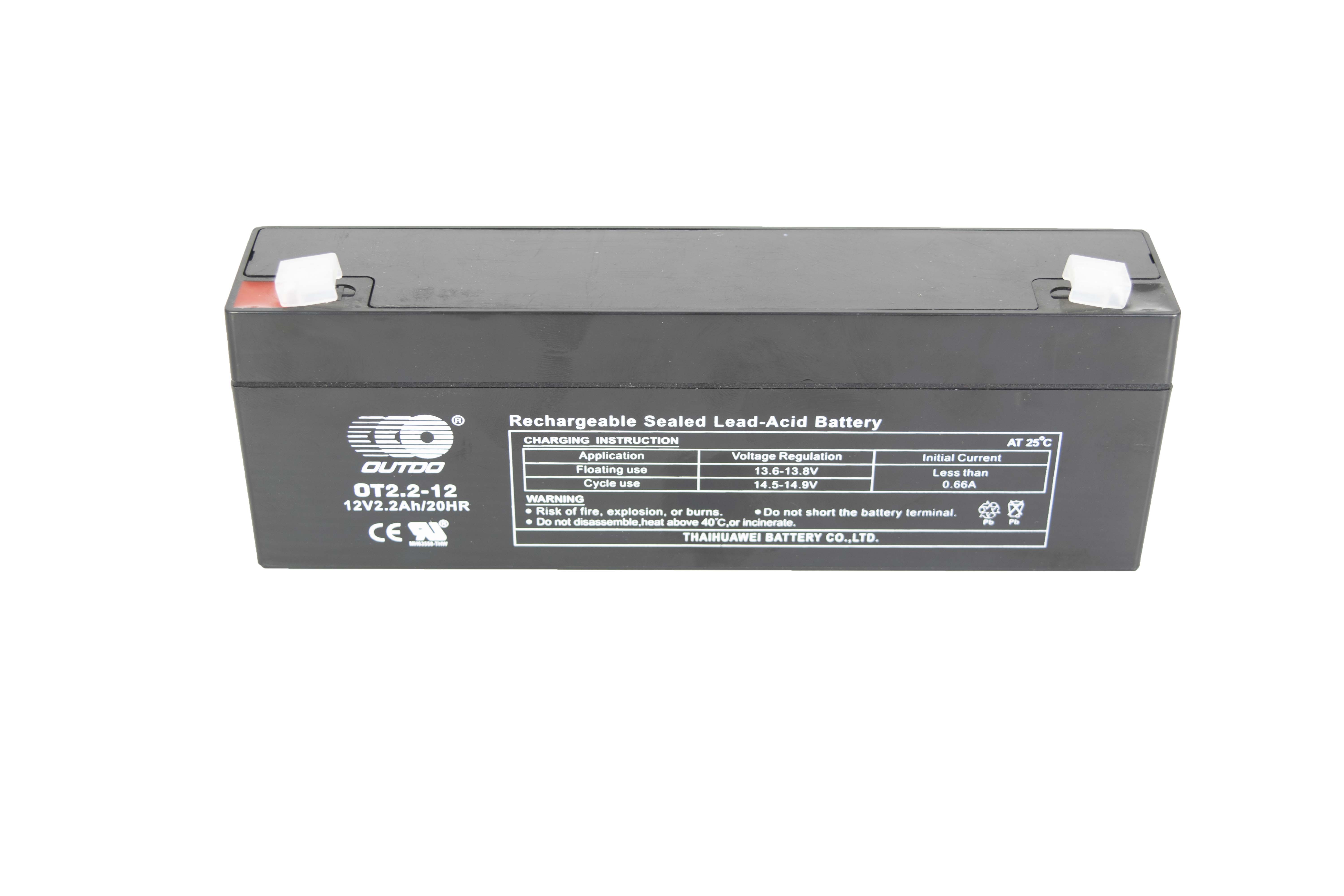12V 2.2AH OD OUTDO