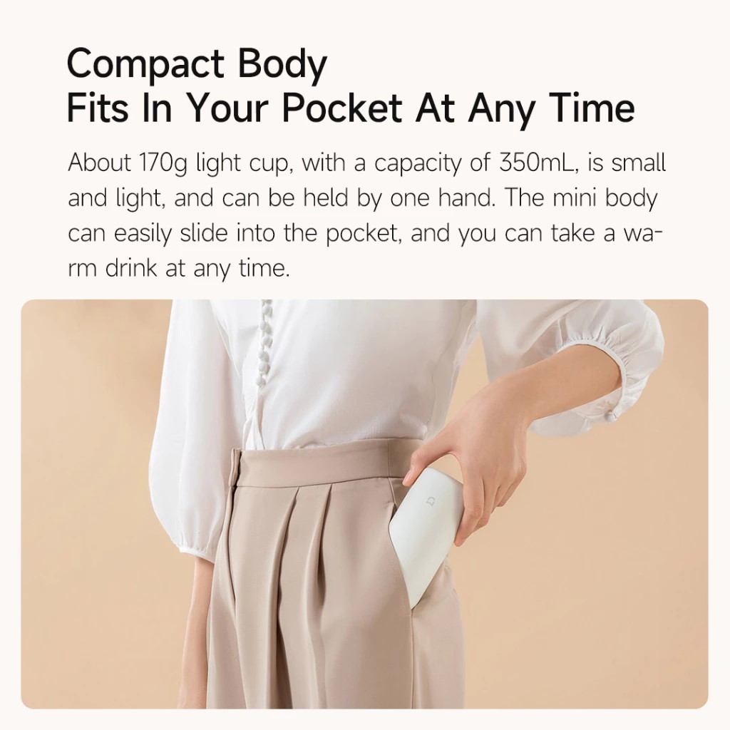 Xiaomi Vacuum Cup (Pocket) 350 ML.- ขวดน้ำสูญญากาศเสี่ยวหมี่ รุ่นพ็อกเก็ต