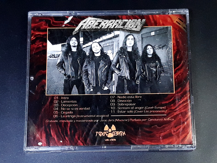 ABERRACION'Nadie Esta Libre' CD