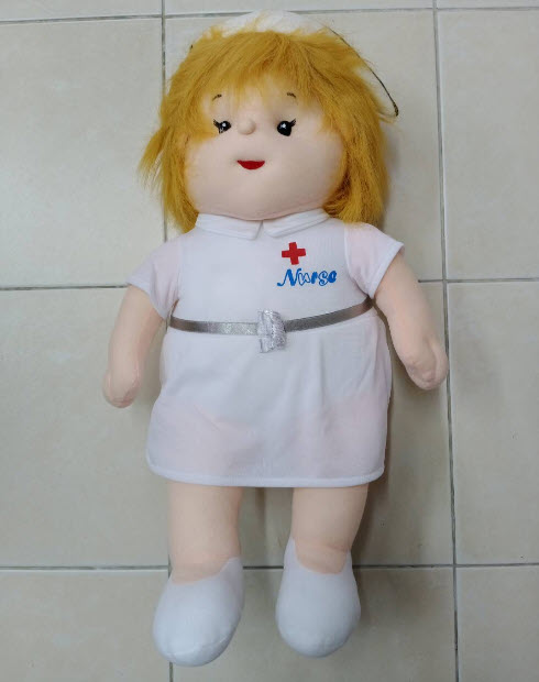 ตุ๊กตาคุณพยาบาล นางพยาบาล สูง 50 ซ.ม. (20 นิ้ว) นั่งได้