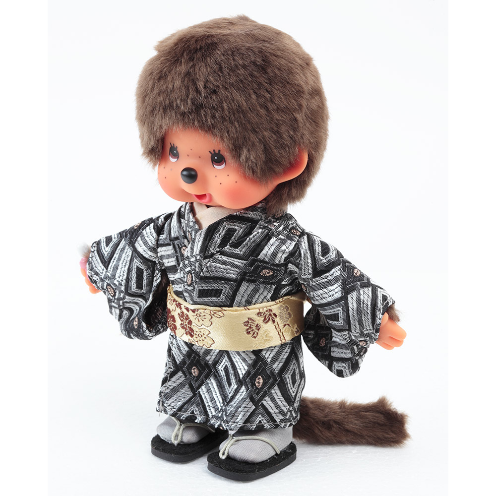 [PRE-ORDER] ตุ๊กตา ม่อนชิชิ กิโมโน Size S ม่อนชิชิคุง Monchhichi 14 x 8 x 21 cm นำเข้าจากญี่ปุ่น オリジナル お着物モンチッチ（男の子）IPM-12-Z