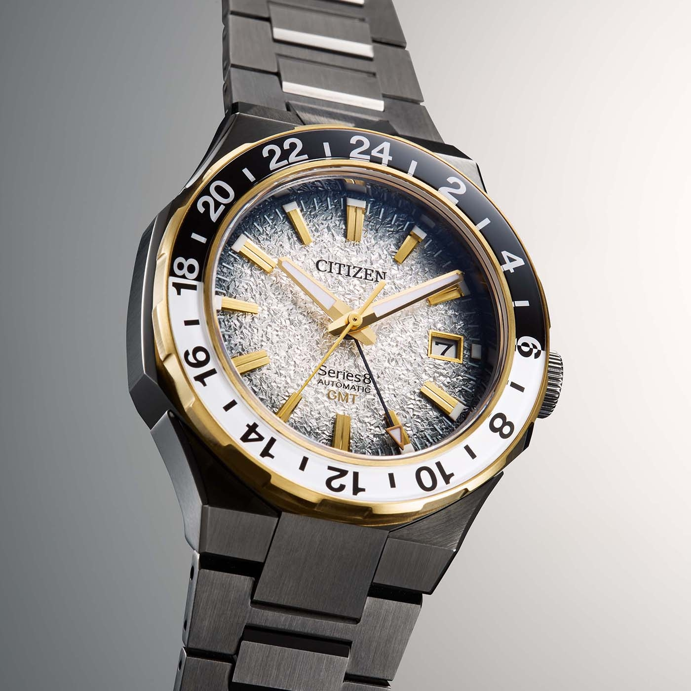 Citizen NB6035-55H นาฬิกาผู้ชาย Series 8 GMT Automatic Men's Watch Limited Edition 1600 pcs.