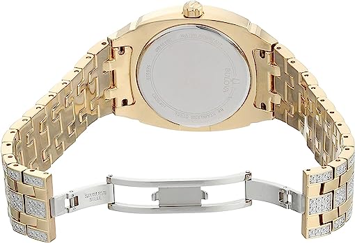 Bulova 98B323 นาฬิกาผู้ชาย Crystal Pave Quartz Men's Watch