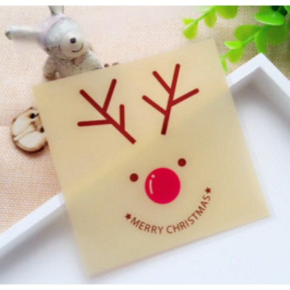 ถุงคุ๊กกี้ ฝากาว ขนาด 10×10 ซม. จำนวน 95-100 ชิ้นต่อแพ็ค ชุดที่ 4/6