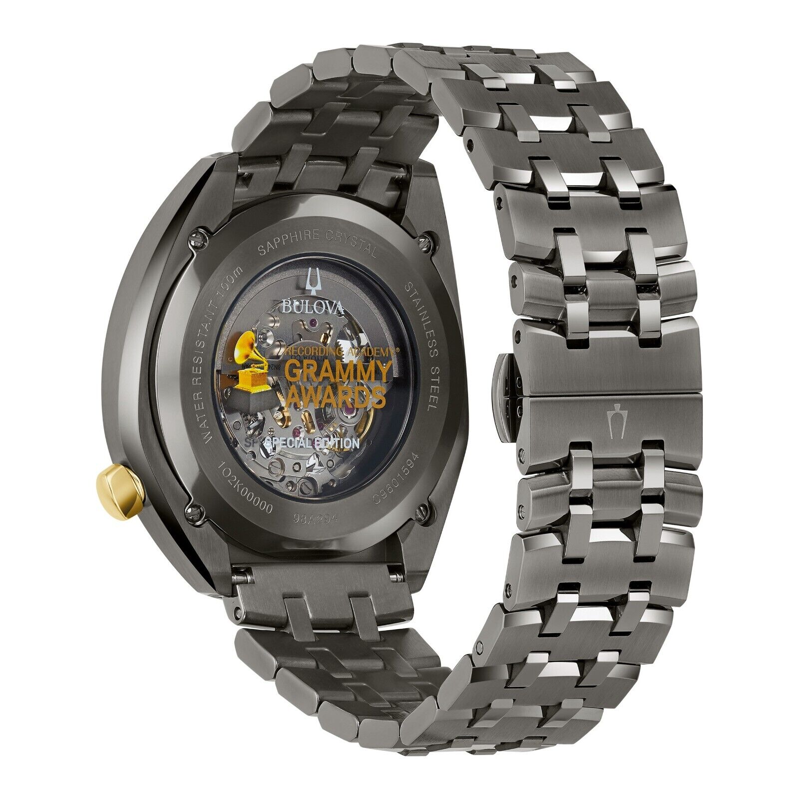 Bulova 98A294 นาฬิาผู้ชาย Grammy Automatic Men's Watch