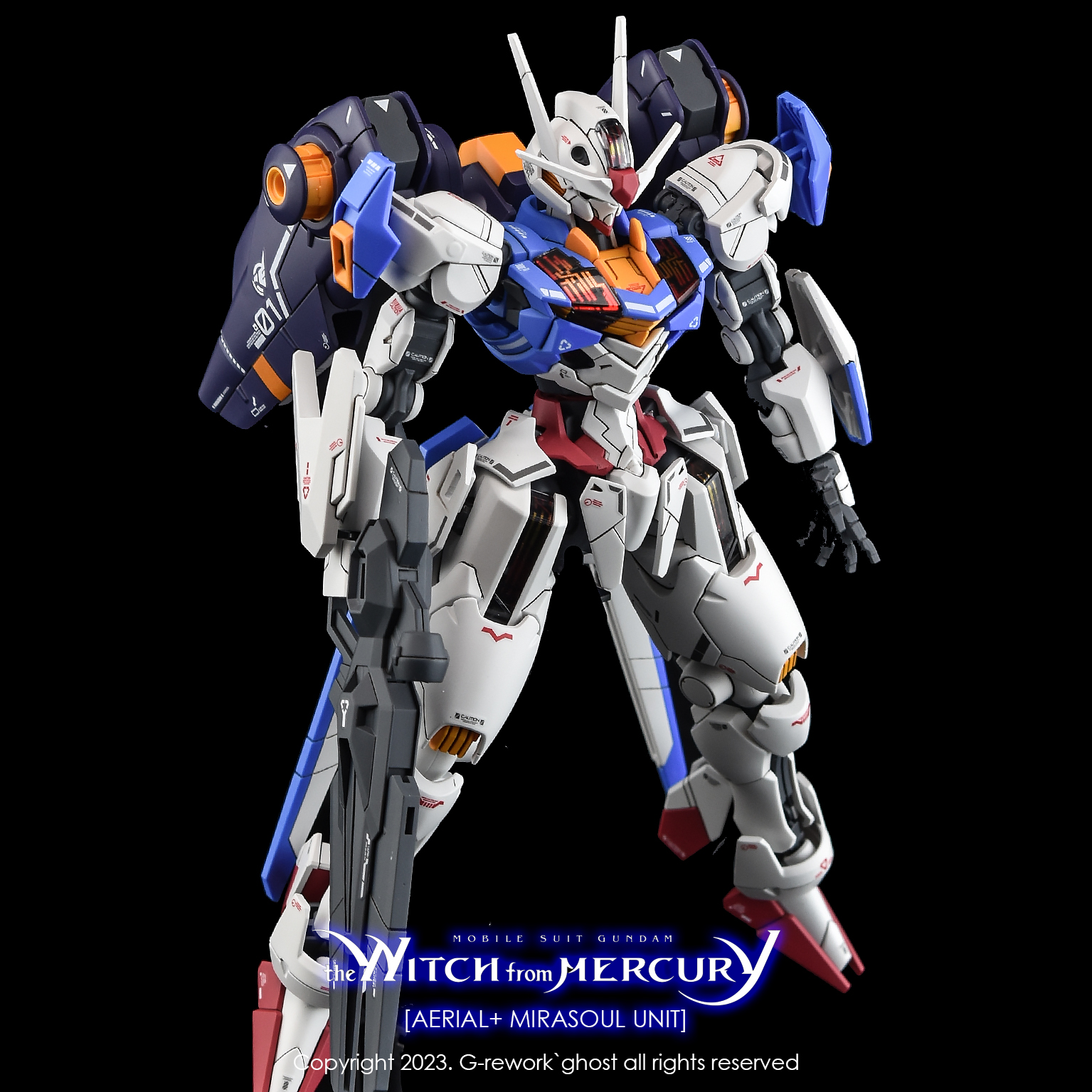 G-REWORK CUSTOM DECAL HG MIRASOL FLIGHT UNIT