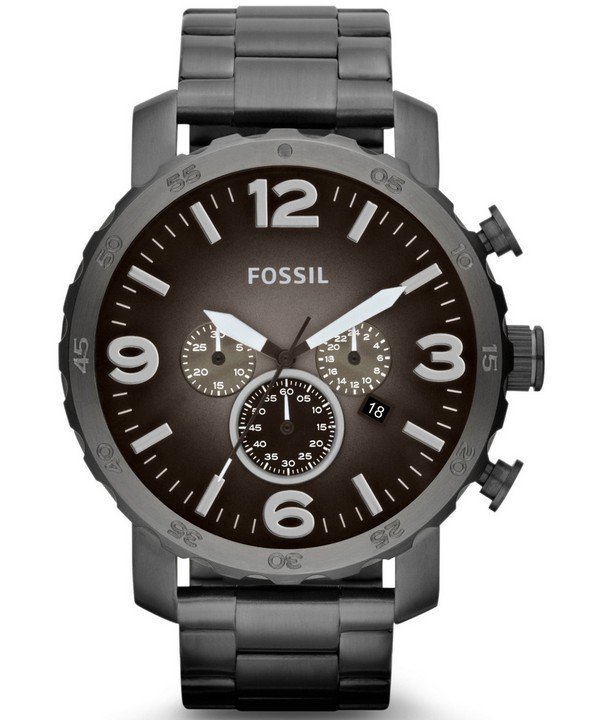 Fossil JR1437 นาฬิกาผู้ชาย Fossil รุ่น JR1437, Nate Chronograph Men's Watch