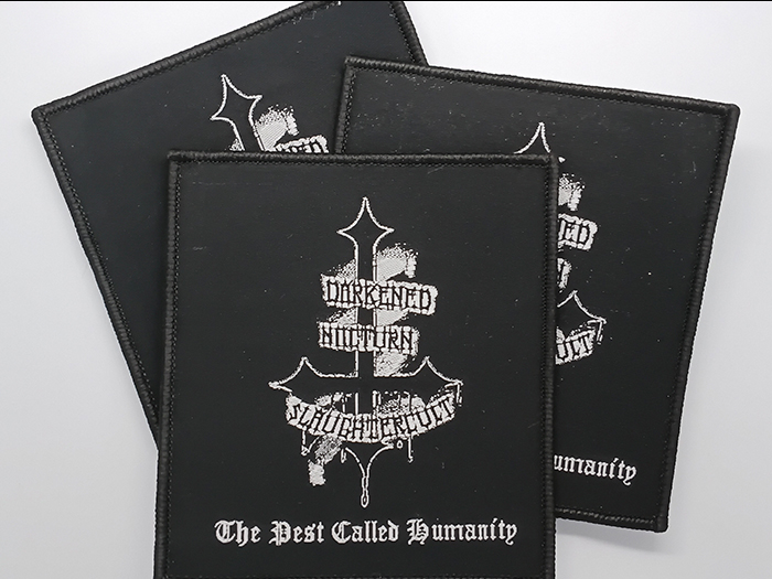 DARKNED NOCTURN SLAUGHTERCULT 'The Pest Called Humanity' Woven Patch