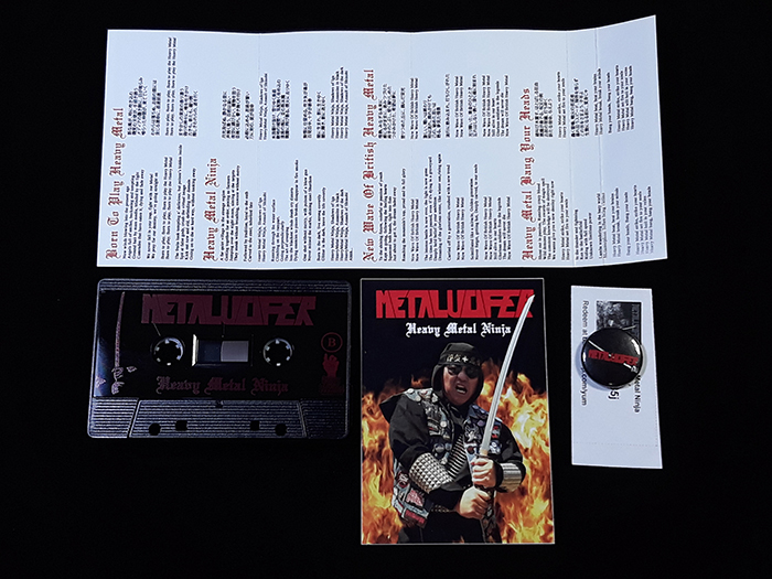 METALUCIFER 'Heavy Metal Ninja' Tape