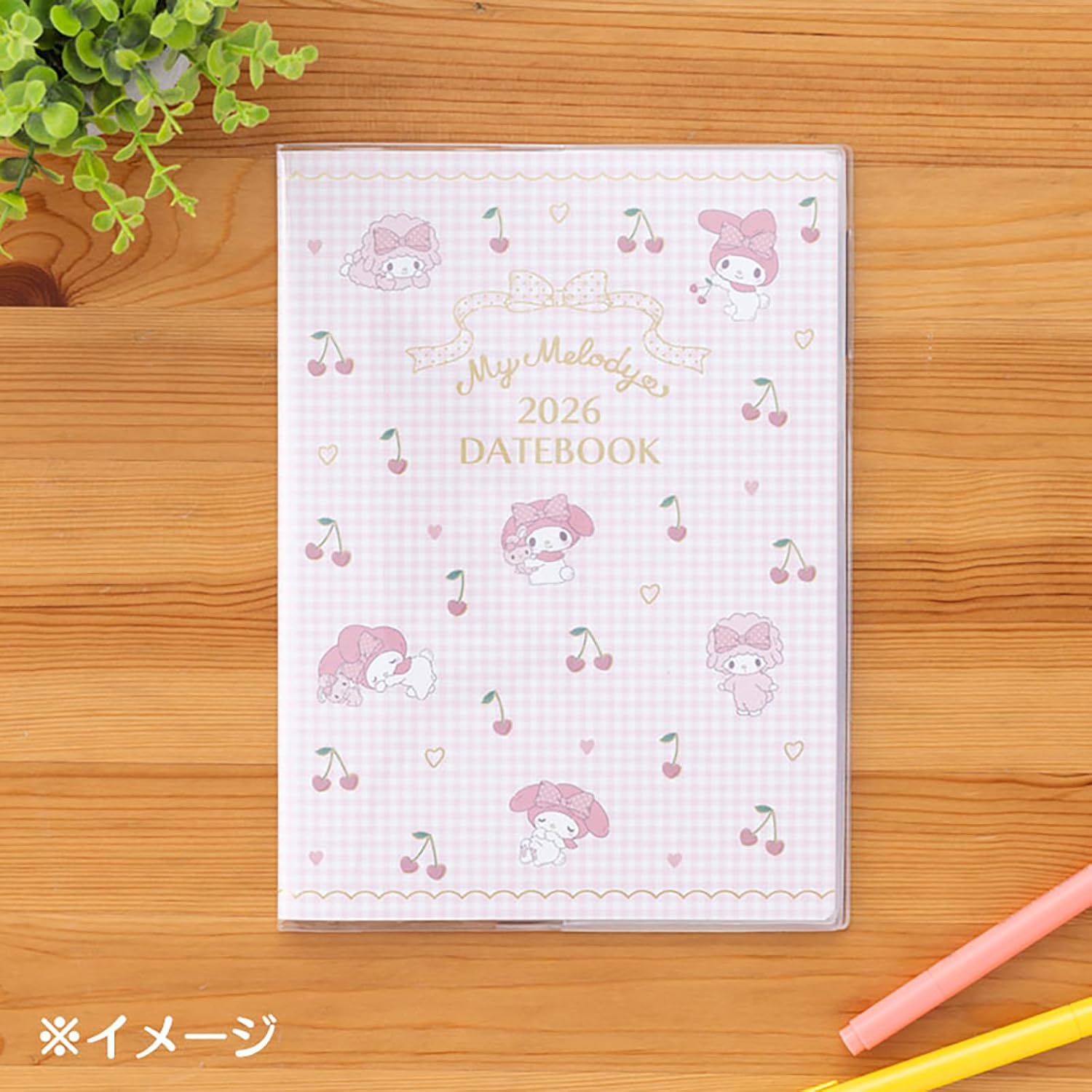 [PRE-ORDER] DIARY Planner 2026 สมุดแพลนเนอร์ มายเมโลดี้ My Melody Size A5 แพลนเนอร์ ไดอารี่ จากซานริโอ Sanrio Japan นำเข้าจากญี่ปุ่น マイメロディ A5デイトブック 2026