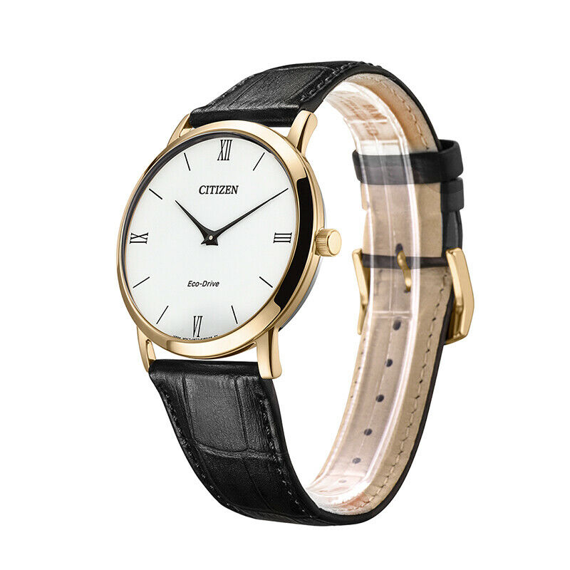 Citizen AR1133-23A นาฬิกาผู้ชาย Eco-Drive Stiletto Ultra Thin Men's Watch