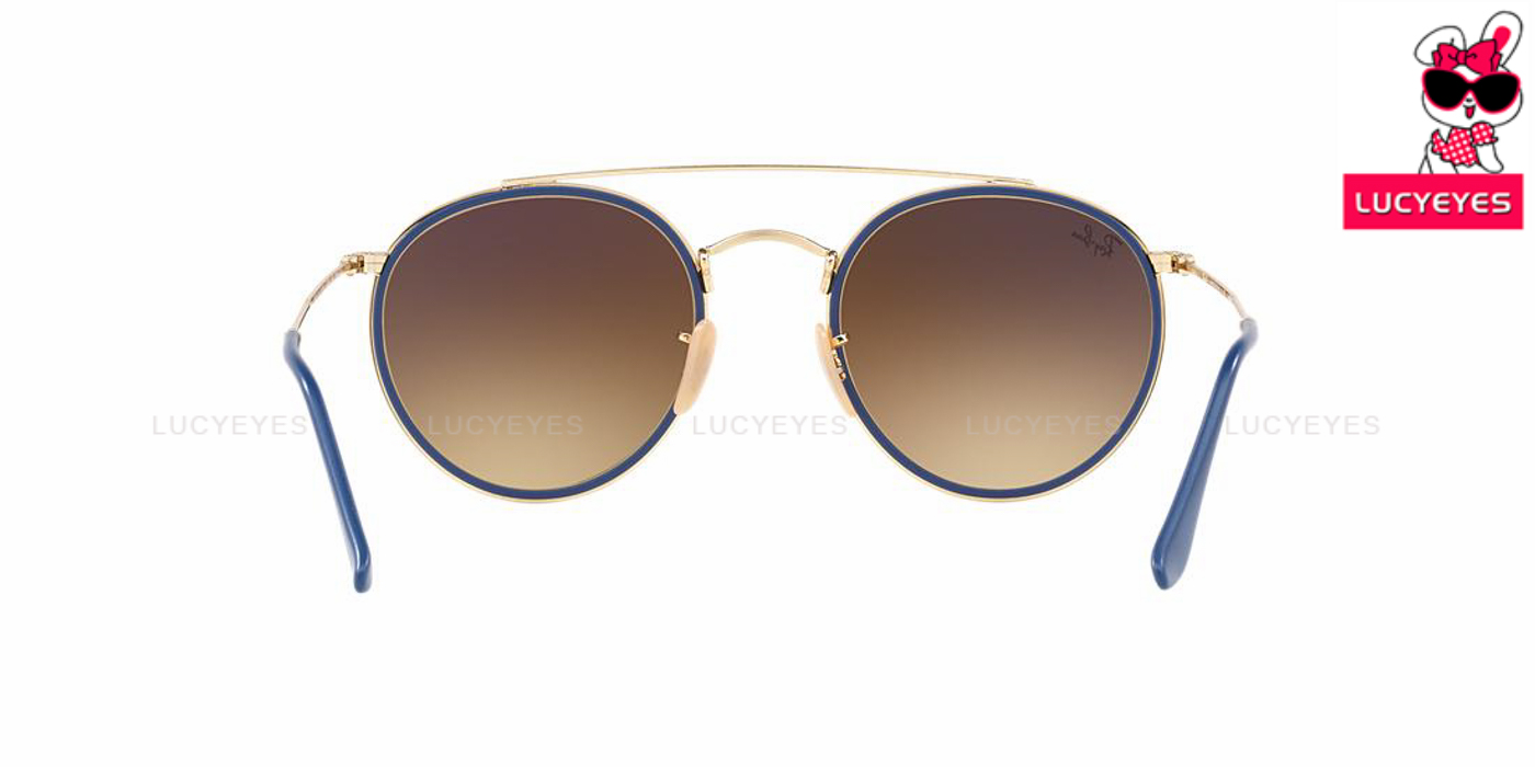 RayBan RB3647N 001/9U ROUND DOUBLE BRIDGE