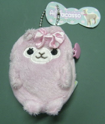 กระเป๋าสตางค์ Alpaca สีชมพู