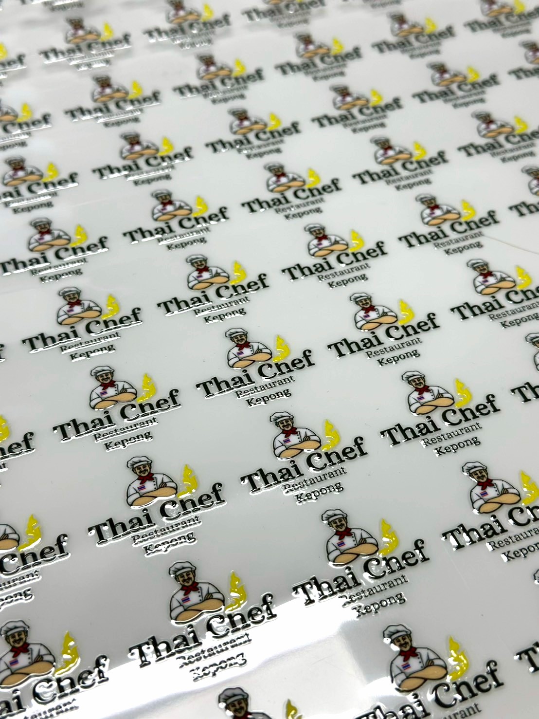 ผลงานสติ๊กเกอร์ UV DTF