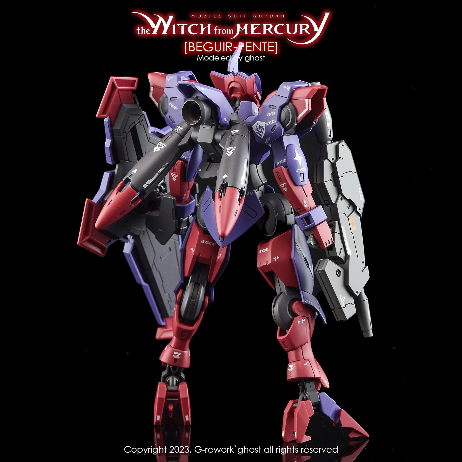 G-REWORK CUSTOM DECAL HG 1/144 BEGUIR-PENTE