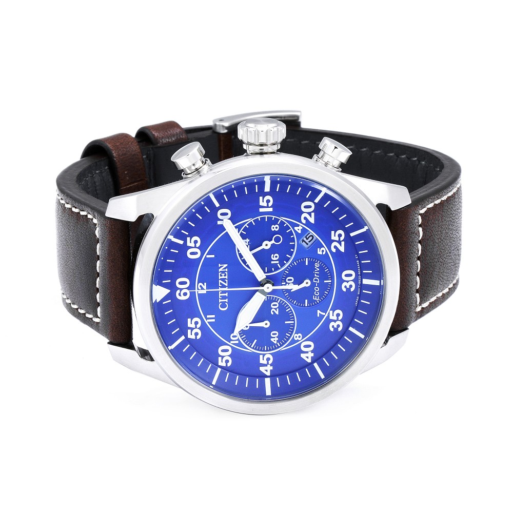 Citizen CA4210-41L นาฬิกาผู้ชาย Avion Eco-Drive Chronograph Men's Watch