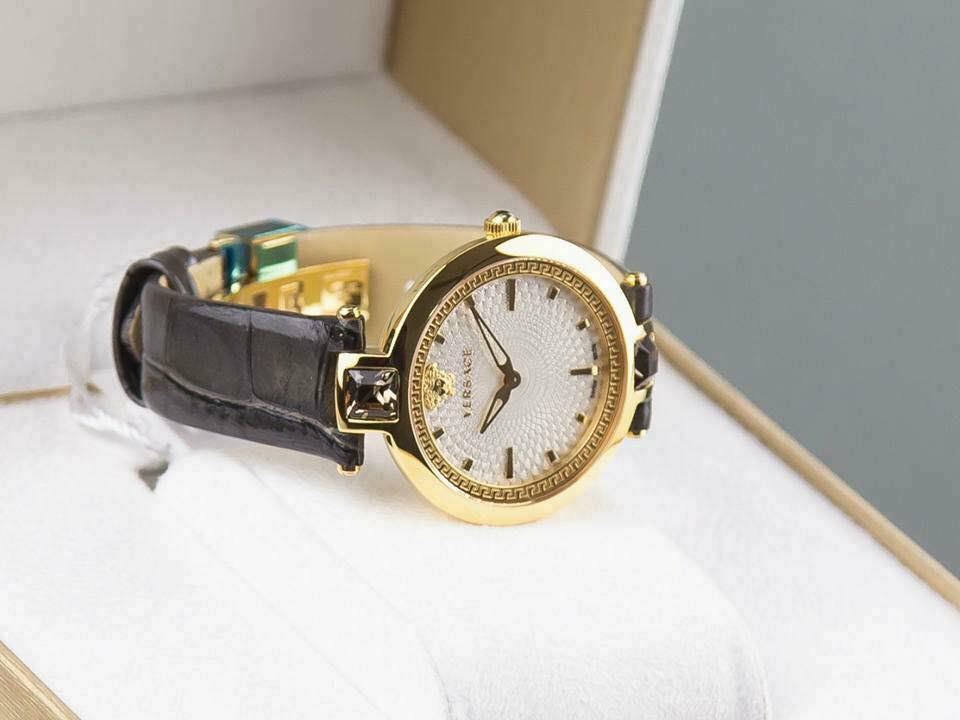 Versace VAN060016 นาฬิกาผู้หญิง Crystal Gleam Quartz Women's Watch