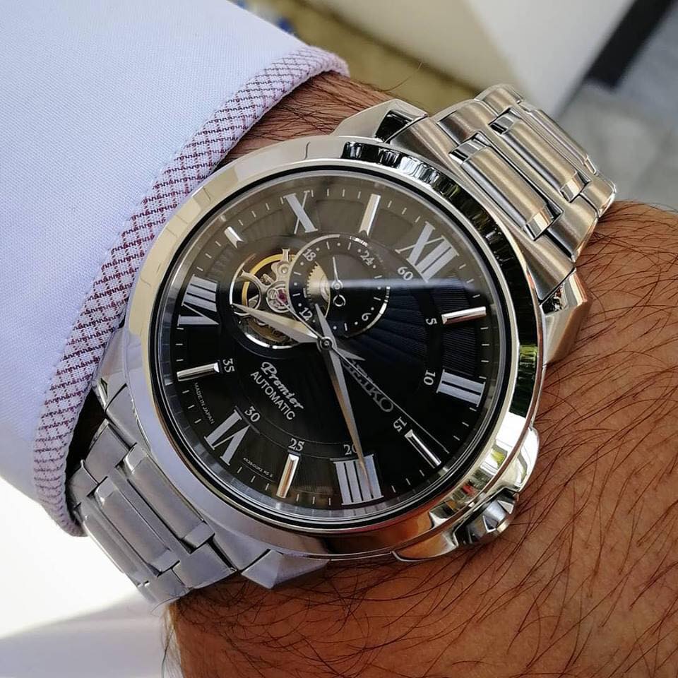 SEIKO SSA371J1 นาฬิกาผู้ชาย Seiko รุ่น SSA371J1, Premier Automatic Open  Heart Men's Watch - WatchTimeShop.Com ศูนย์รวมนาฬิกาแบรนด์เนม  และนาฬิกาสวิสหรูของแท้ 100% สินค้าหลากหลายแบรนด์ มาใหม่ทุกสับดาห์  สินค้าคุณภาพมาตรฐานเดียวกับในเคาน์เตอร์แบรนด์ 