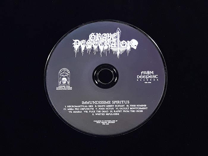 GRAVE DESECRATOR ‘Immundissime Spiritus’ CD