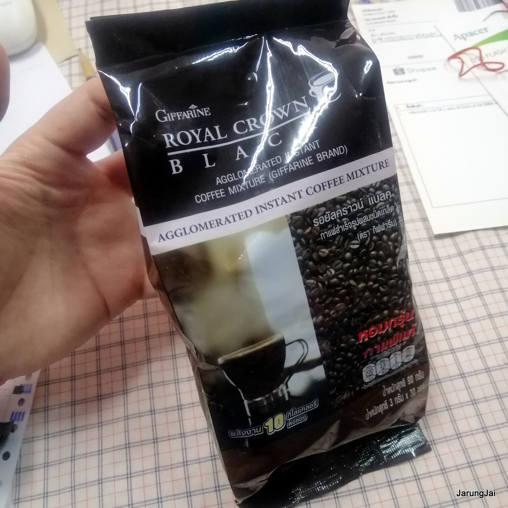Giffarine ROYAL CROWN BLACK COFFE กาแฟดำ รอยัล คราวน์ แบลค กิฟฟารีน กาแฟ กาแฟสำเร็จรูป กาแฟเกล็ด