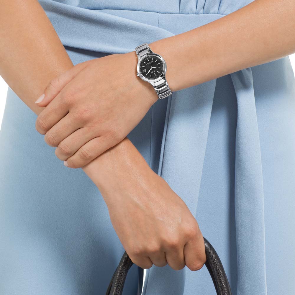 Citizen EC1170-85E นาฬิกาผู้หญิง Eco-Drive Radio controlled Perpetual Calender World Time Women's Watch