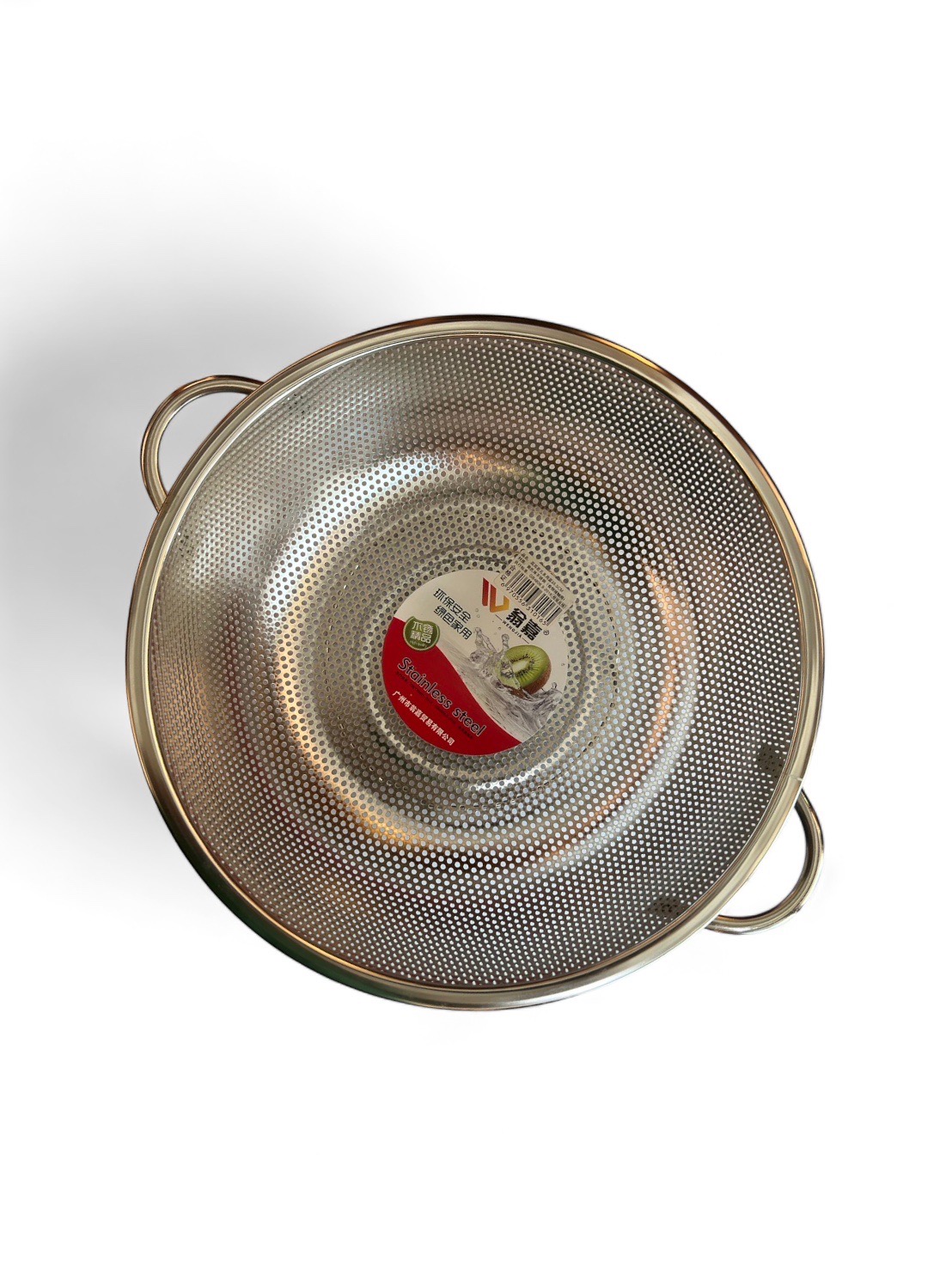 ถาดล้างไข่มุกมีหู 28 cm Stainless steel shieves bowl 28 cm