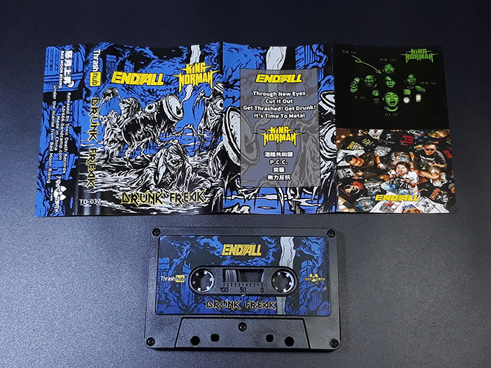 END ALL/KING NORMAN'Drunk Freak' Split Tape