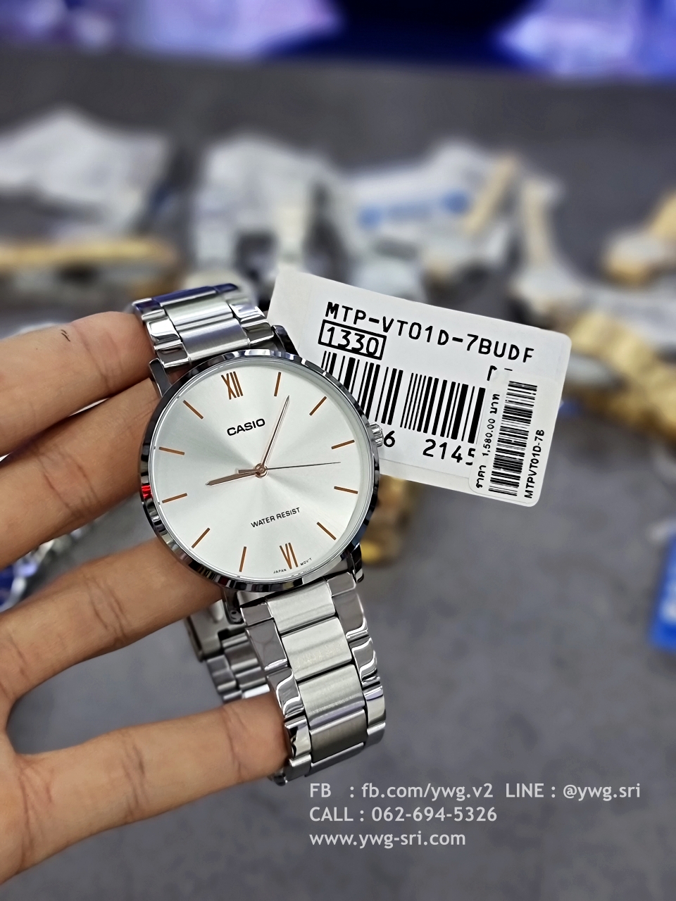 CASIO รุ่น MTP-VT01D-7BUDF