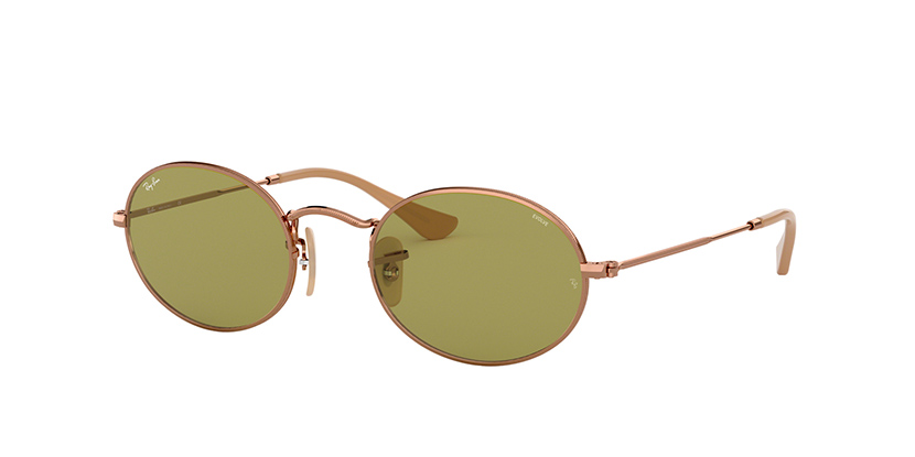 RayBan RB3547N 9131/4C OVAL FLAT LENSES