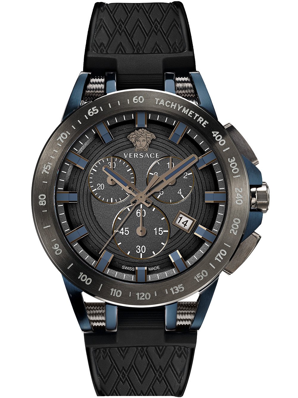 Versace VE3E00221 นาฬิกาผู้ชาย Sport Tech Chrono Quartz Men's Watch