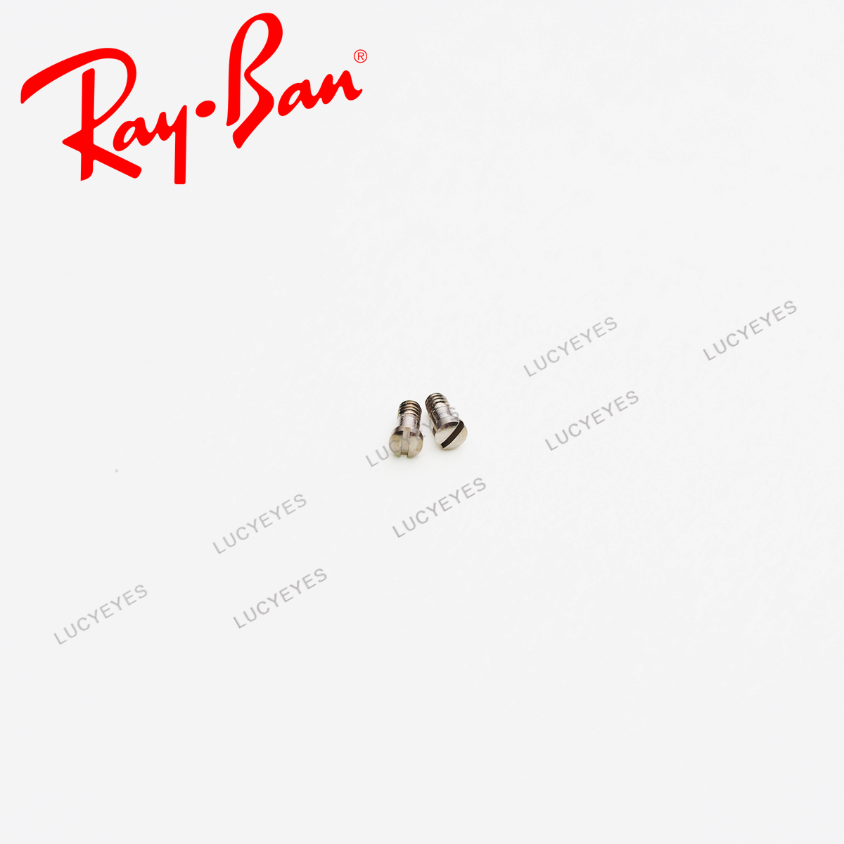 น๊อตแว่น RAYBAN แท้ 100% RX5228F สีเงิน