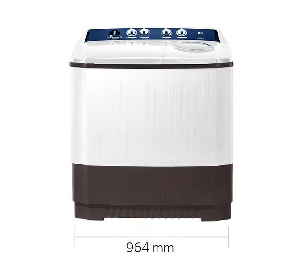 เครื่องซักผ้า 2 ถัง LG 15 กก. ระบบ Roller Jet รุ่น TT15WAPG