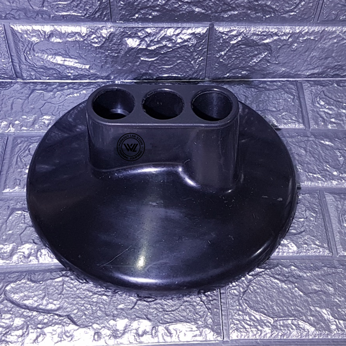 ฐานสลาลม3ทาง ตัว V แบบยาง 1.2KG ( 6ชิ้น )